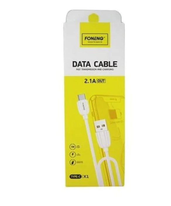 Data Cable X1 Type C 2.1A out | سلك تايب سي من فونينج
